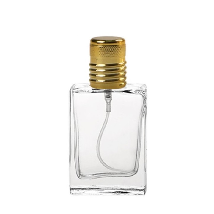 plniteľný flakón - zlaté viečko